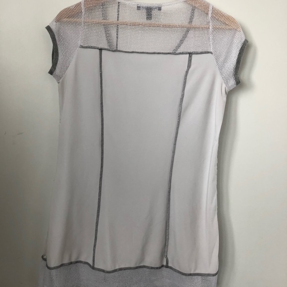 Funky Grey and White Shirt - Picture 2 of 6